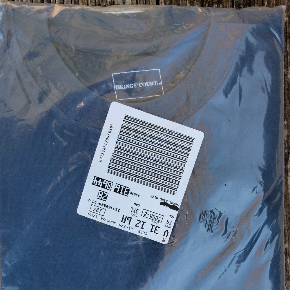 Kings Court Navy T-shirt 3XL